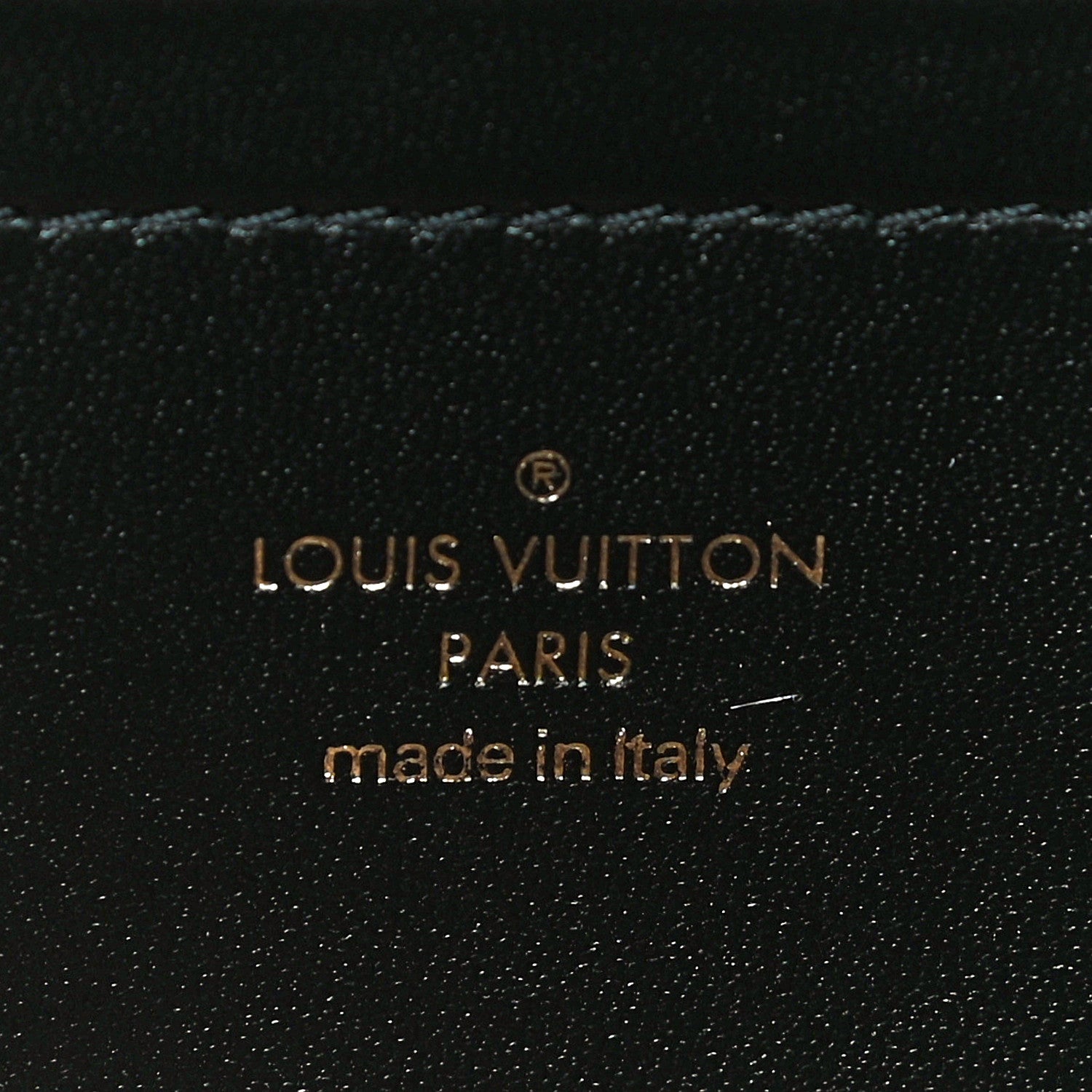 Louis Vuitton Lambskin Embossed Monogram Pochette Coussin Black 6 of 12
