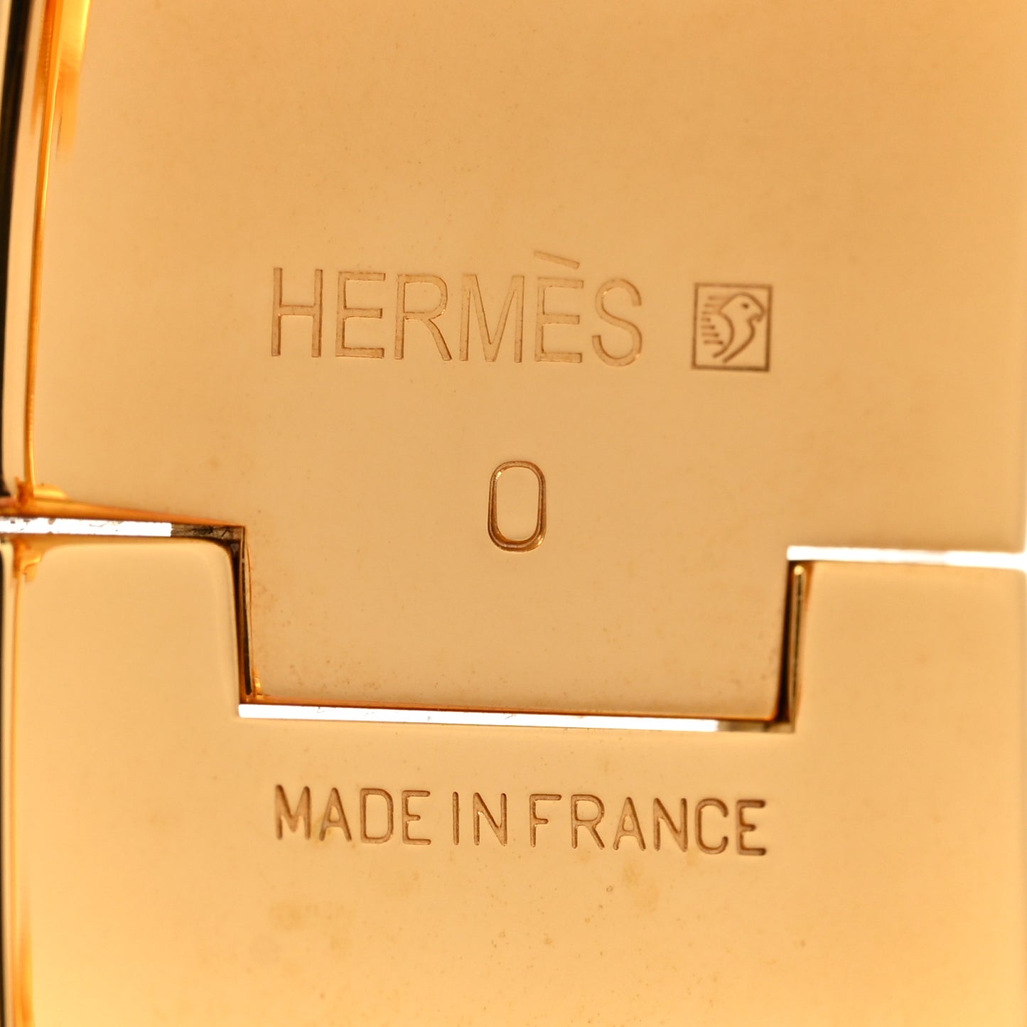 Enamel Wide Clic Clac H Bracelet GM Orange