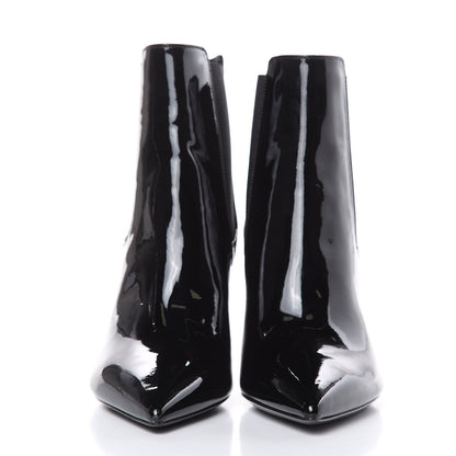 Saint Laurent Patent Opyum Booties 36 Black 2 of 8