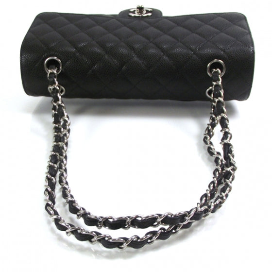 Chanel Caviar Quilted Medium Double Flap Black 5 of 11