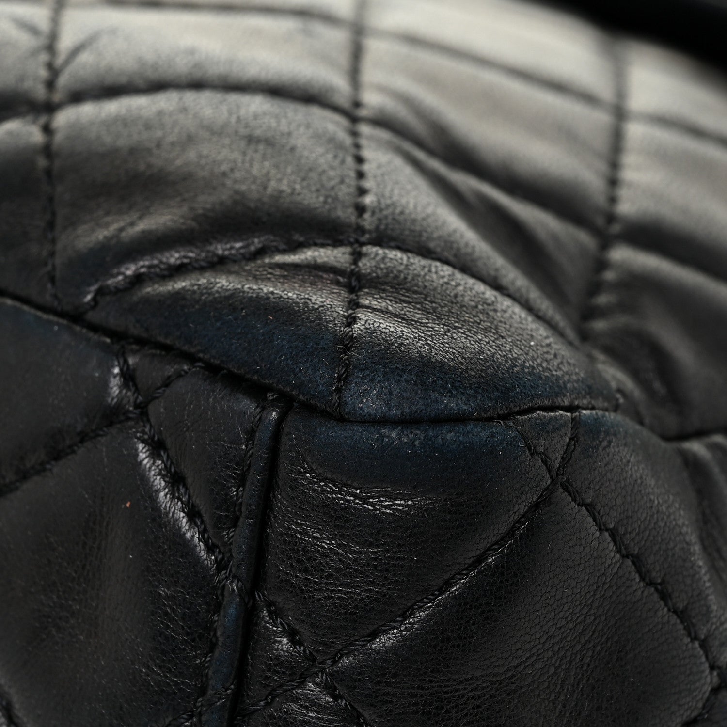 Chanel Washed Lambskin Quilted Maxi Single Flap Black 7 of 24