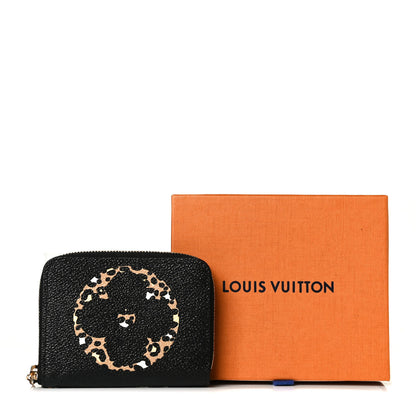 Louis Vuitton Monogram Giant Jungle Zippy Coin Purse Black 5 of 5