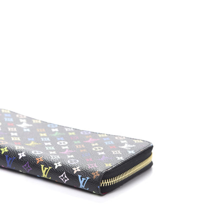 Louis Vuitton Monogram Multicolor Zippy Wallet Black Grenade 9 of 9