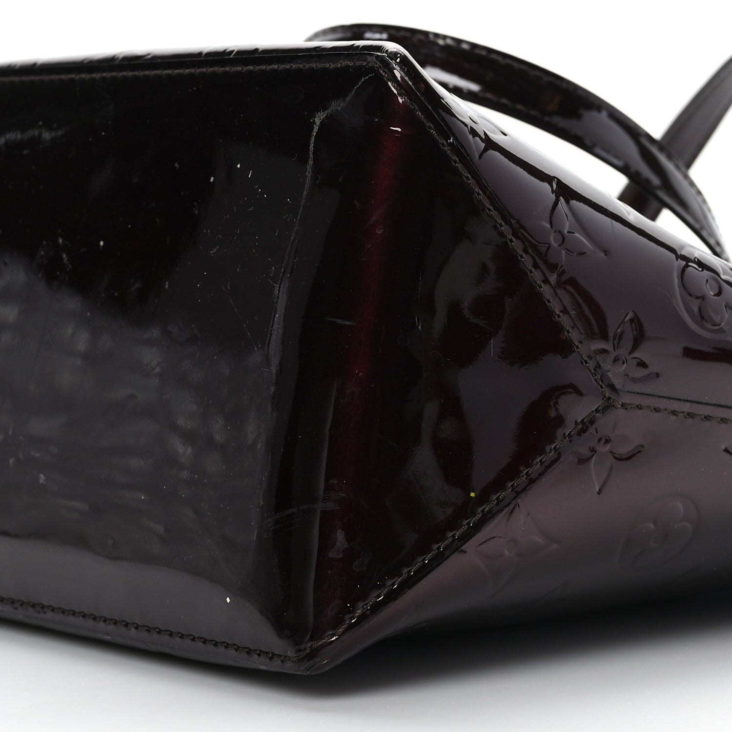 Louis Vuitton Vernis Wilshire MM Amarante 8 of 8