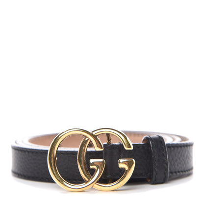 Gucci Calfskin Double G 20mm Belt 90 36 Black 1 of 6