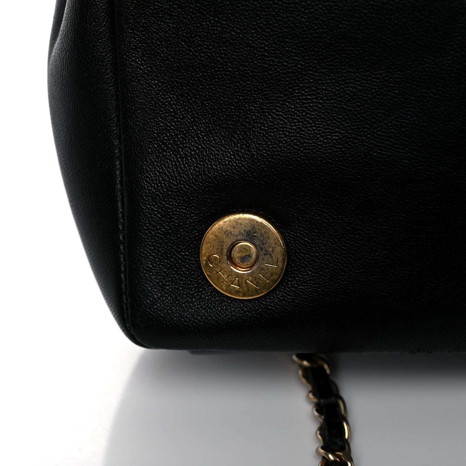 Chanel Lambskin Quilted Small Diamond CC Flap Black 26 of 26