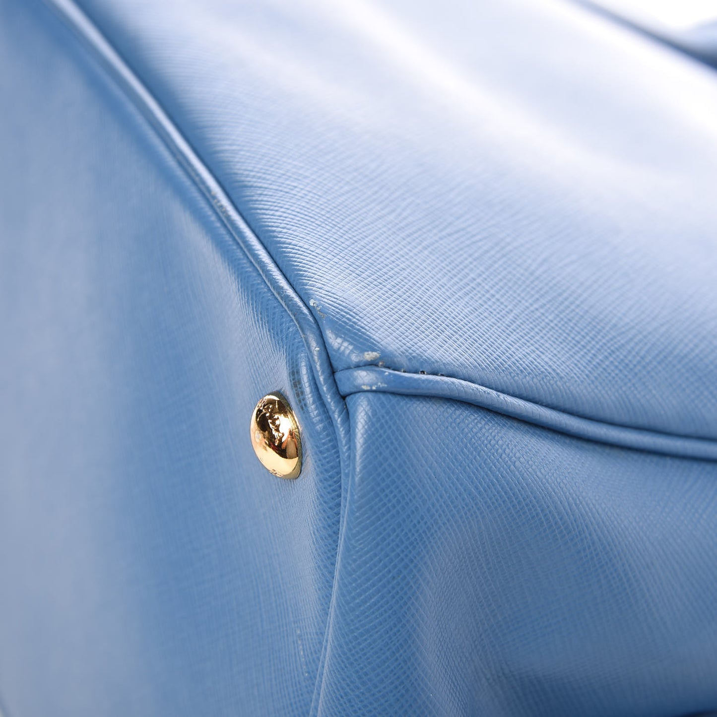 Saffiano Medium Galleria Double Zip Tote Cobalto