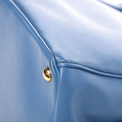 Prada Saffiano Medium Galleria Double Zip Tote Cobalto 14 of 14