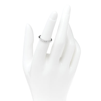 Tiffany Platinum Diamond 2.2mm Half Circle Forever Band Ring 50 5.5 2 of 4