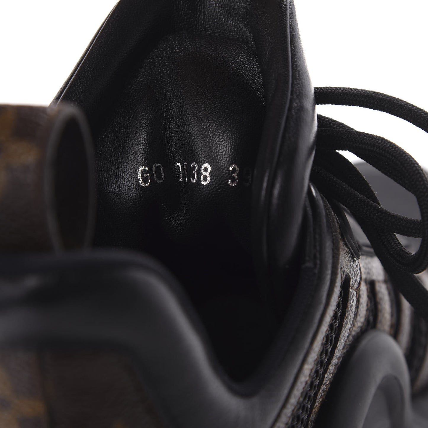 Calfskin Patent Monogram LV Archlight Sneakers 39 Black