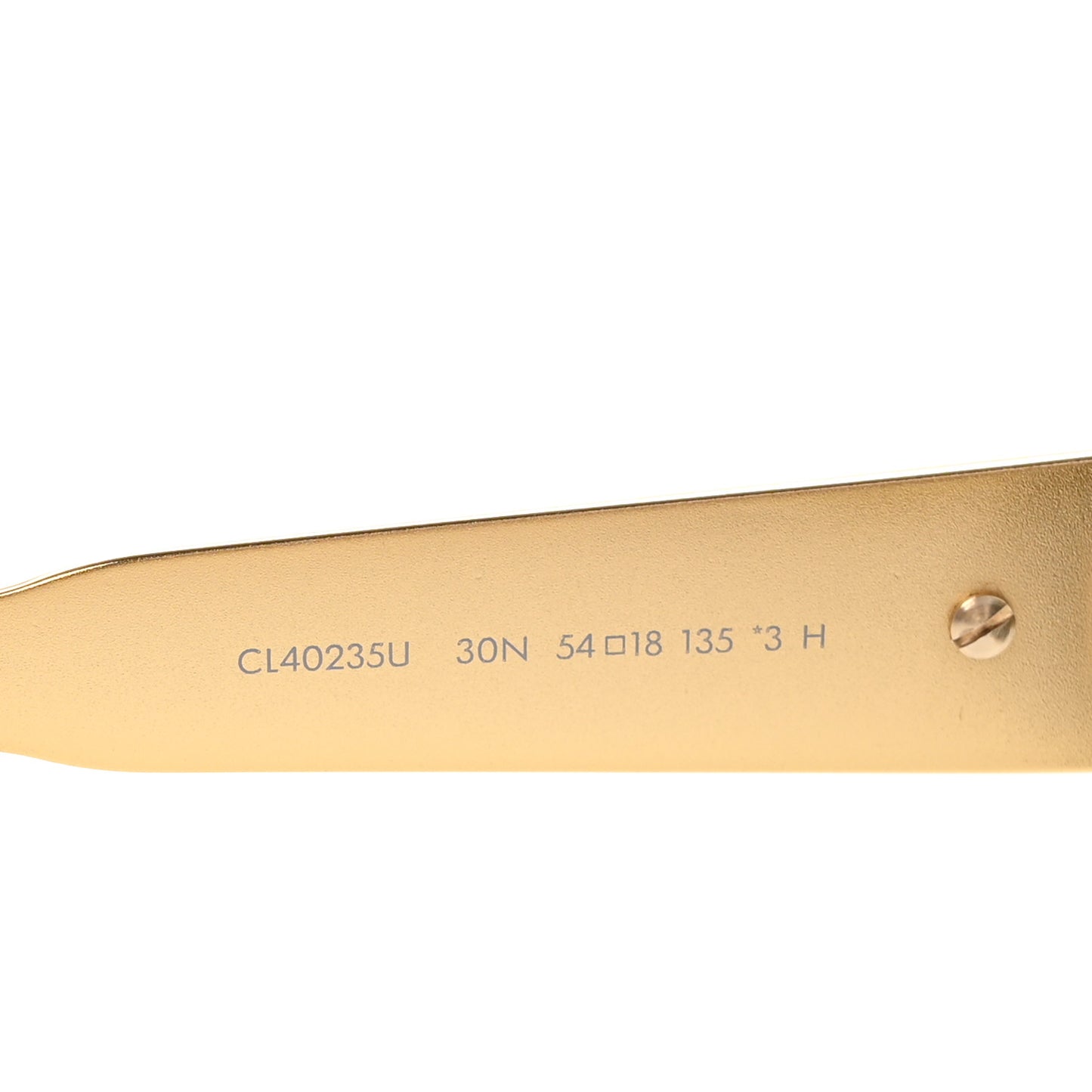 Metal Triomphe 01 Sunglasses CL40235U Gold Green