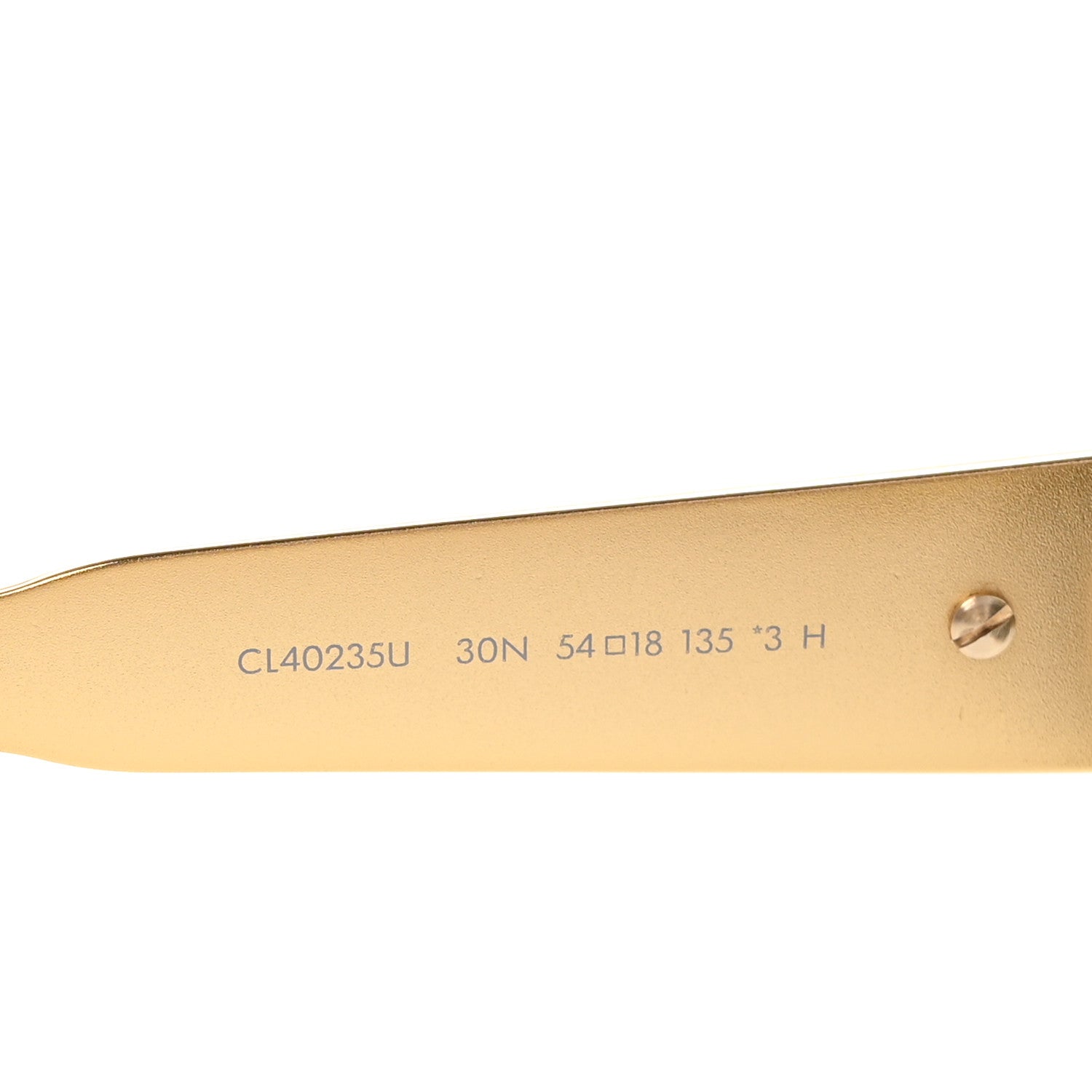 Celine Metal Triomphe 01 Sunglasses CL40235U Gold Green 6 of 8