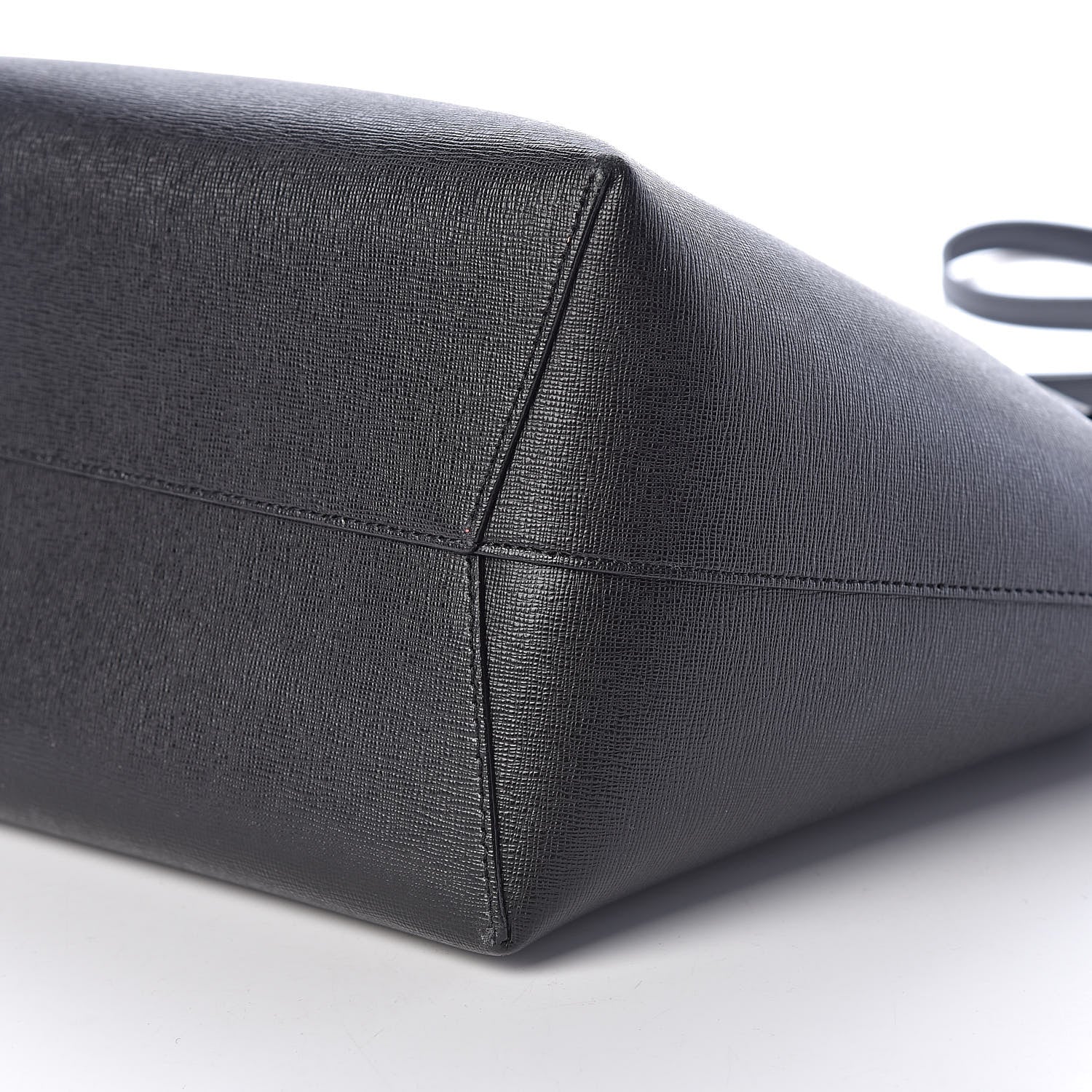 Mansur Gavriel Saffiano Bucket Bag Black Flamma 10 of 13