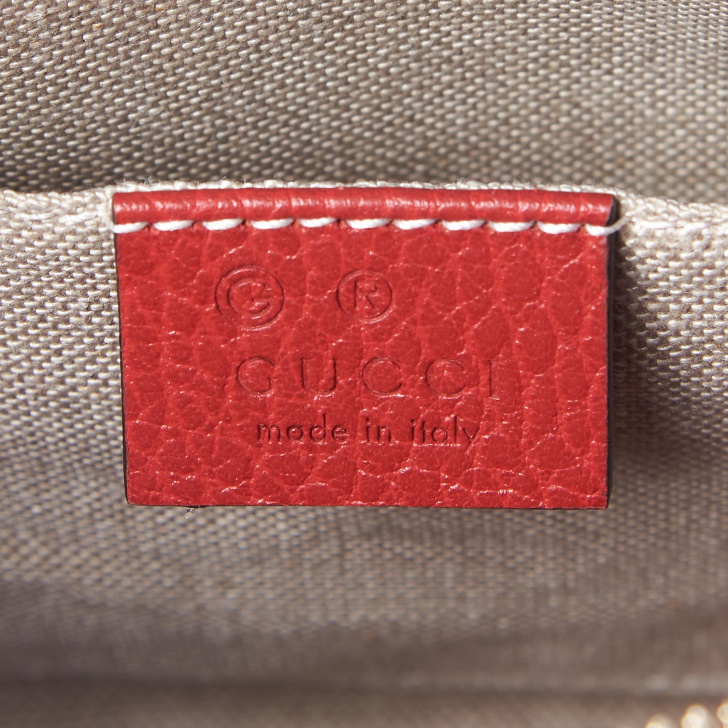 Monogram Mini Bree Messenger Bag Red