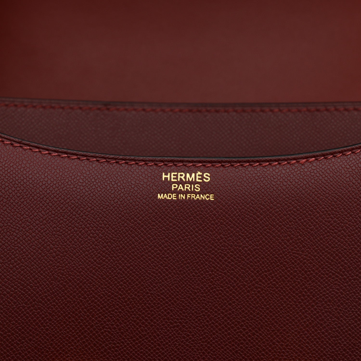 Hermes Grained Monsieur Constance 24 Rouge H 6 of 11