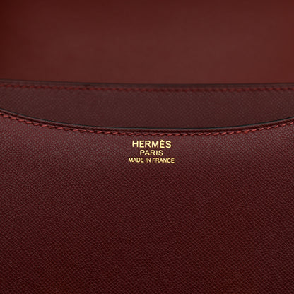 Hermes Grained Monsieur Constance 24 Rouge H 6 of 11