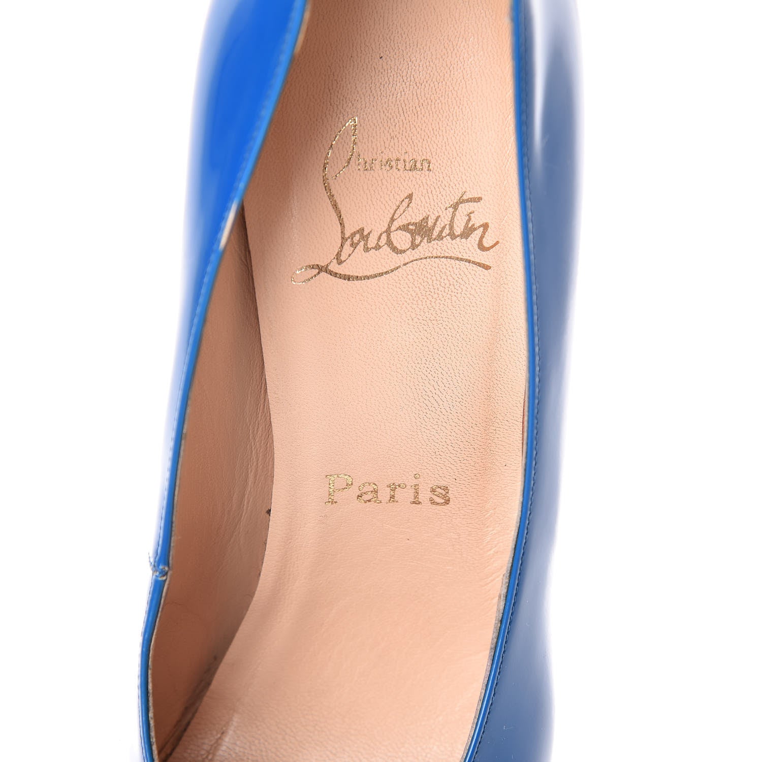 Christian Louboutin Patent Lola Pumps 37 Blue 8 of 24