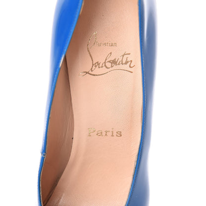 Christian Louboutin Patent Lola Pumps 37 Blue 8 of 24