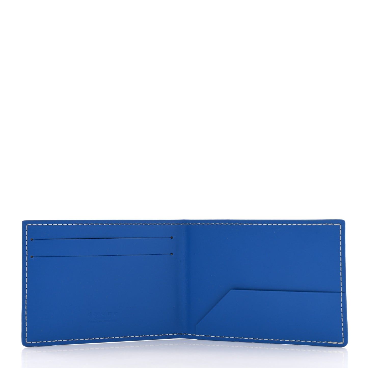 Goyardine Bi-Fold Victoire PM Wallet Sky Blue
