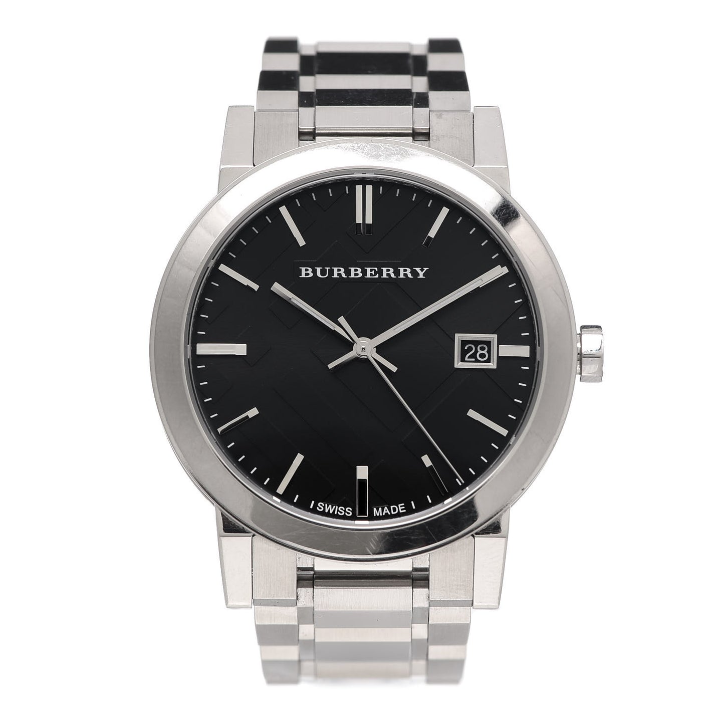 Stainless Steel 38mm The City Quartz Watch Black BU9001