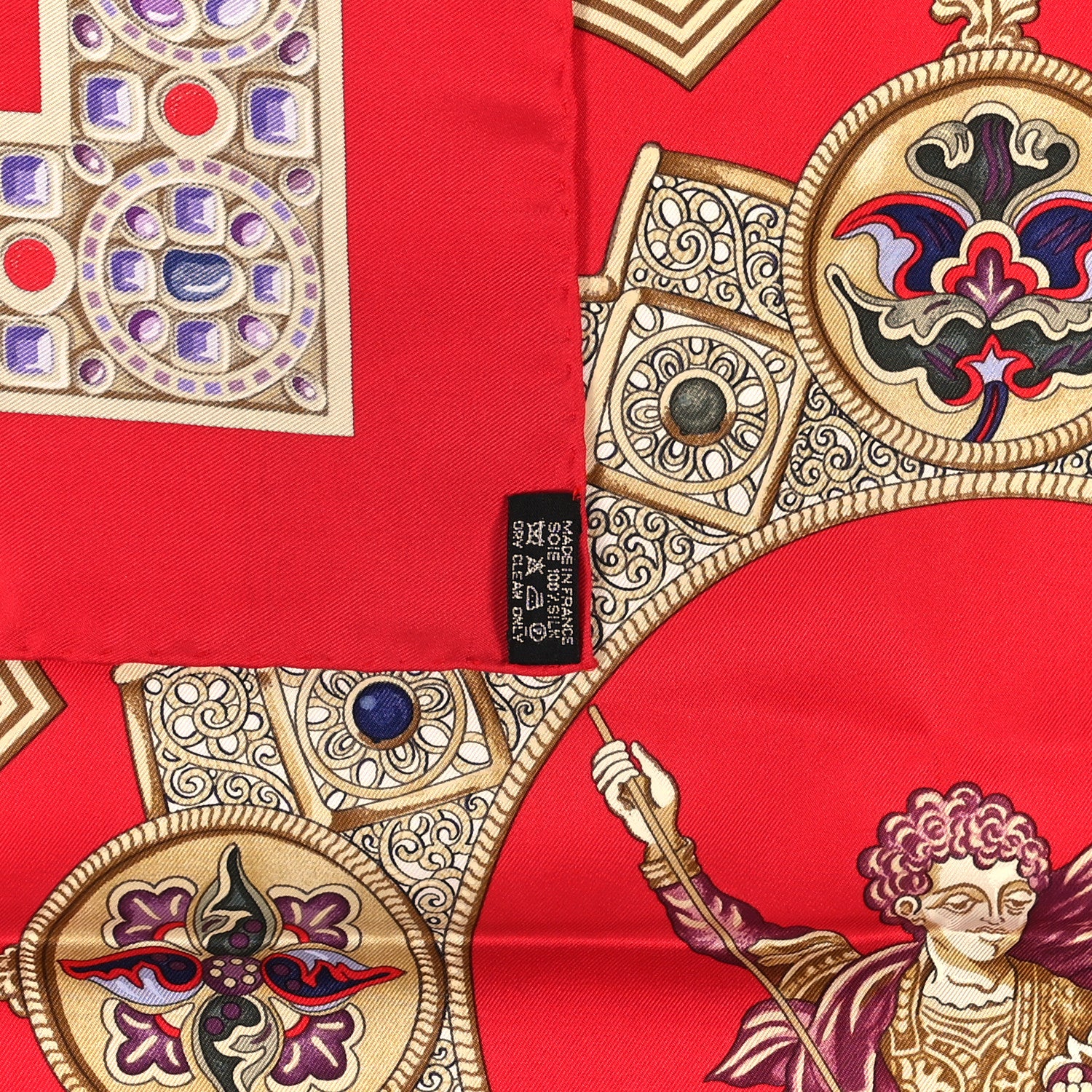 Hermes Silk Le Triomphe Du Paladin Scarf 90 2 of 3