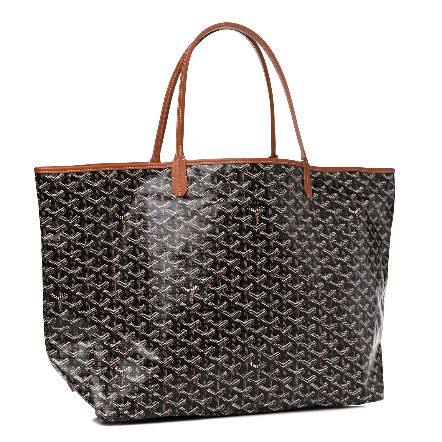 Goyard Goyardine Saint Louis GM Black Gold 3 of 9