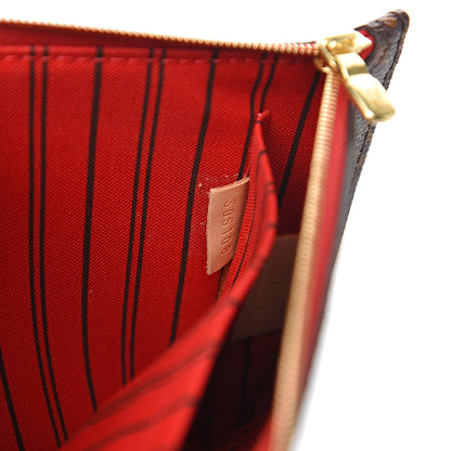Louis Vuitton Monogram Neverfull MM GM Pochette Cherry 7 of 7