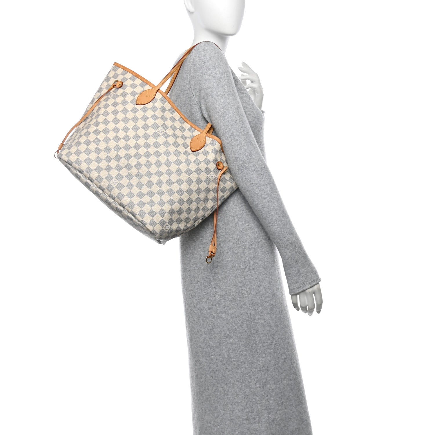 Louis Vuitton Damier Azur Neverfull MM 2 of 14