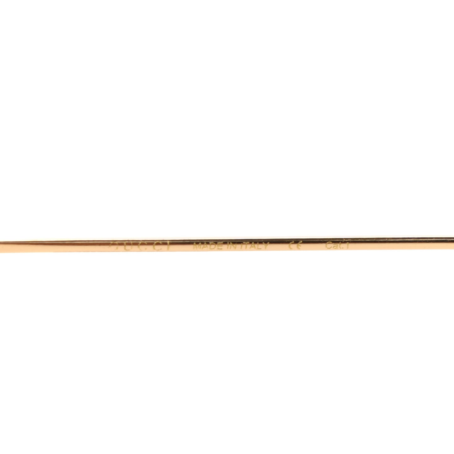 Round Pearl Tip Sunglasses GG0253S Gold