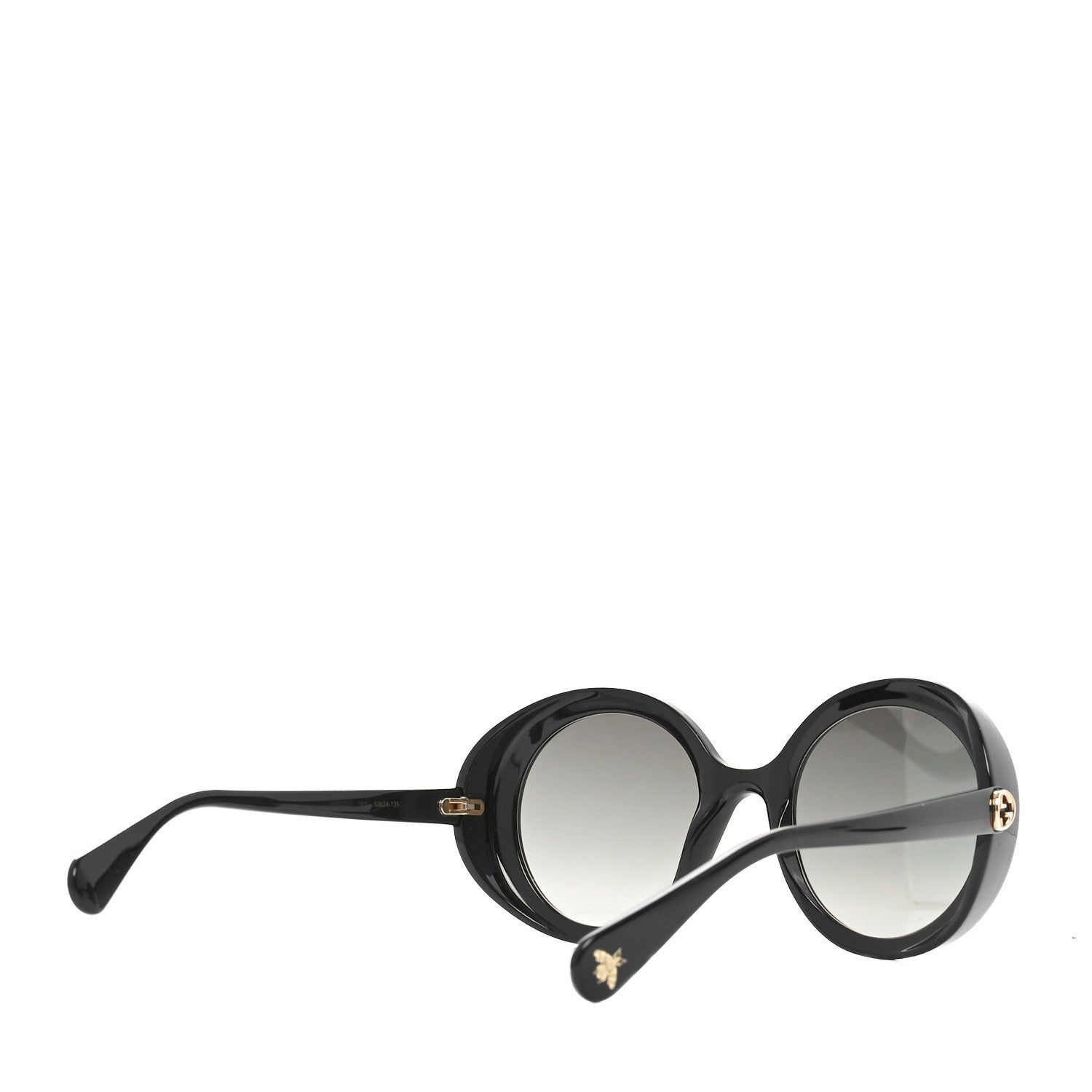 Gucci Acetate Round GG Sunglasses GG0367S Black 4 of 8