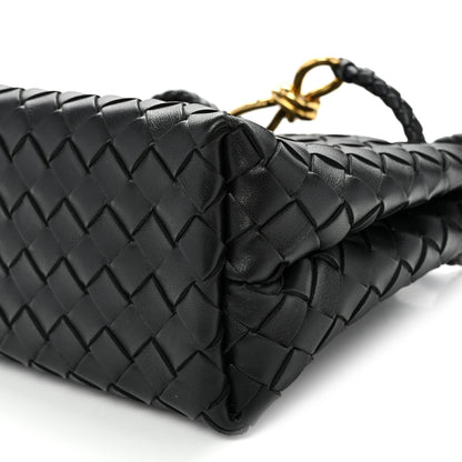 Bottega Veneta Nappa Intrecciato Small Andiamo Shoulder Bag Black 9 of 9