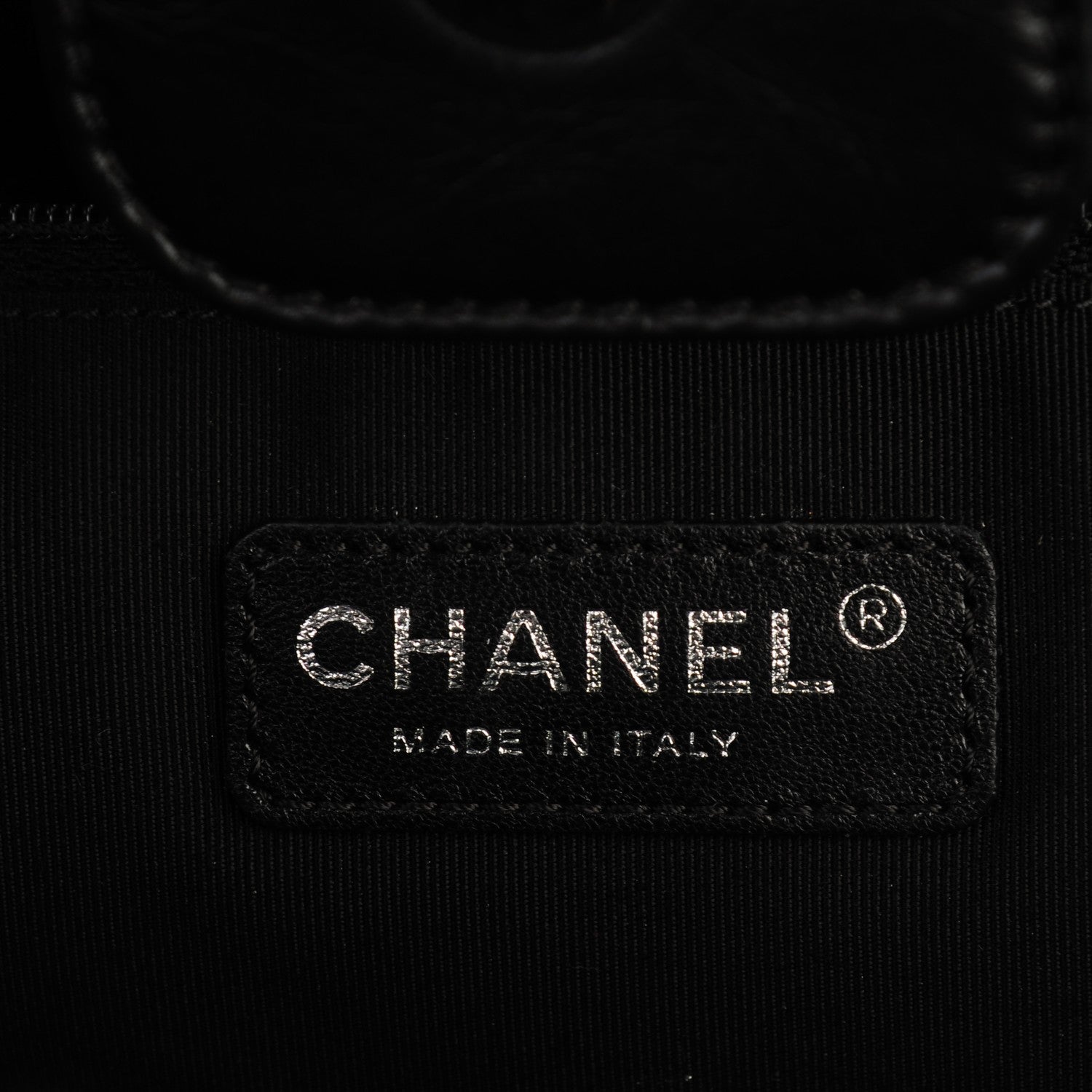 Chanel Calfskin Tweed Large Secrets Tote Navy 6 of 7