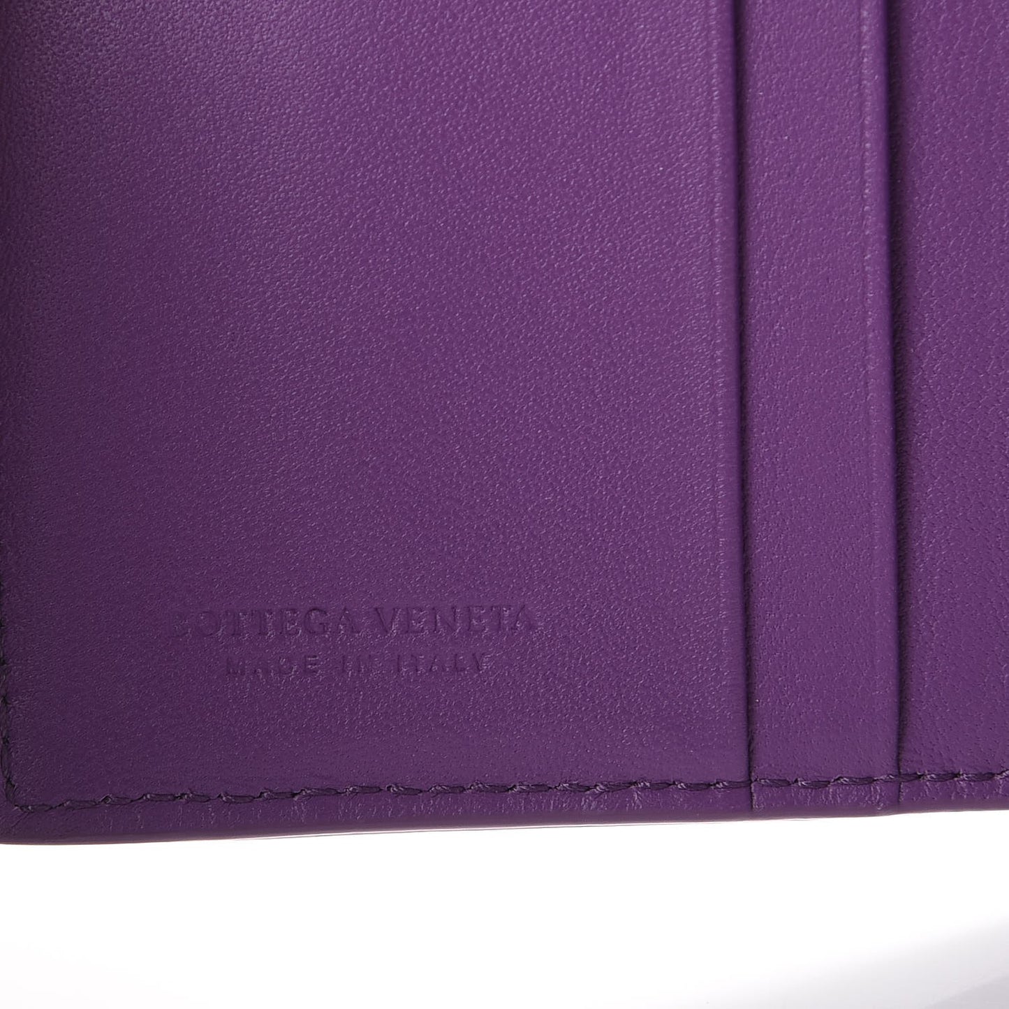 Nappa Intrecciato Mini Wallet Byzantine