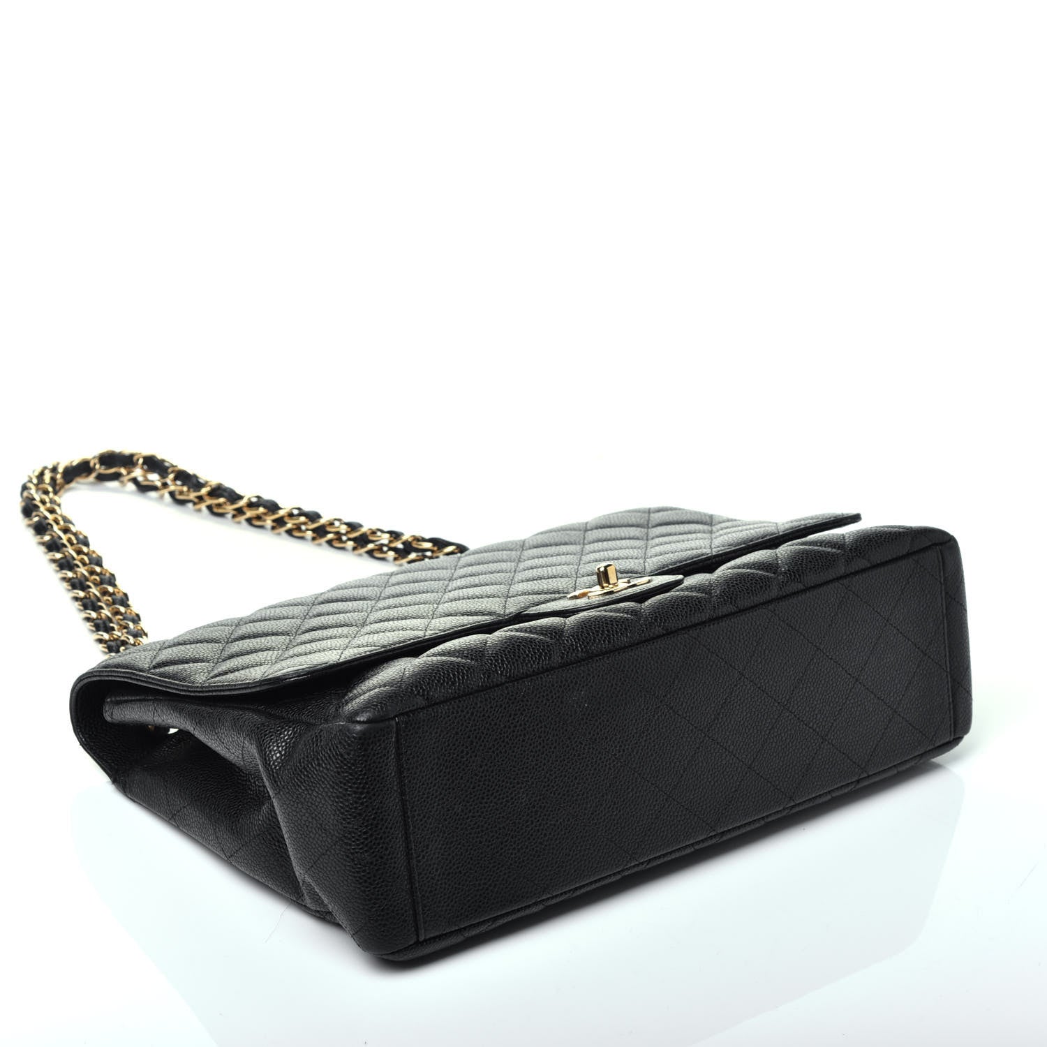 Chanel Caviar Quilted Maxi Single Flap Black 4 of 9