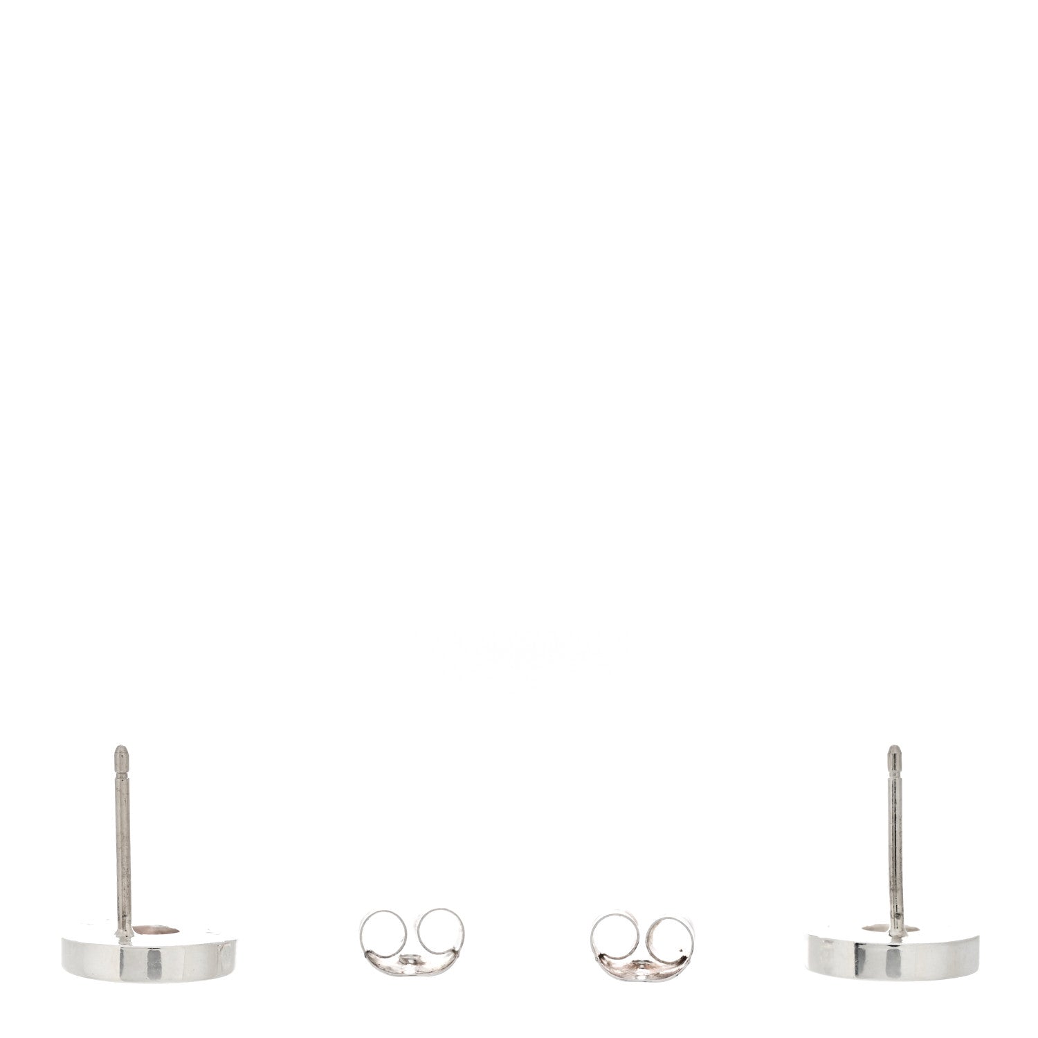 Tiffany Sterling Silver 1837 Circle Earrings 3 of 4