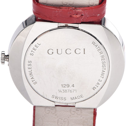Gucci Stainless Steel Calfskin 36mm U-Play Quartz Watch Red 8 of 11