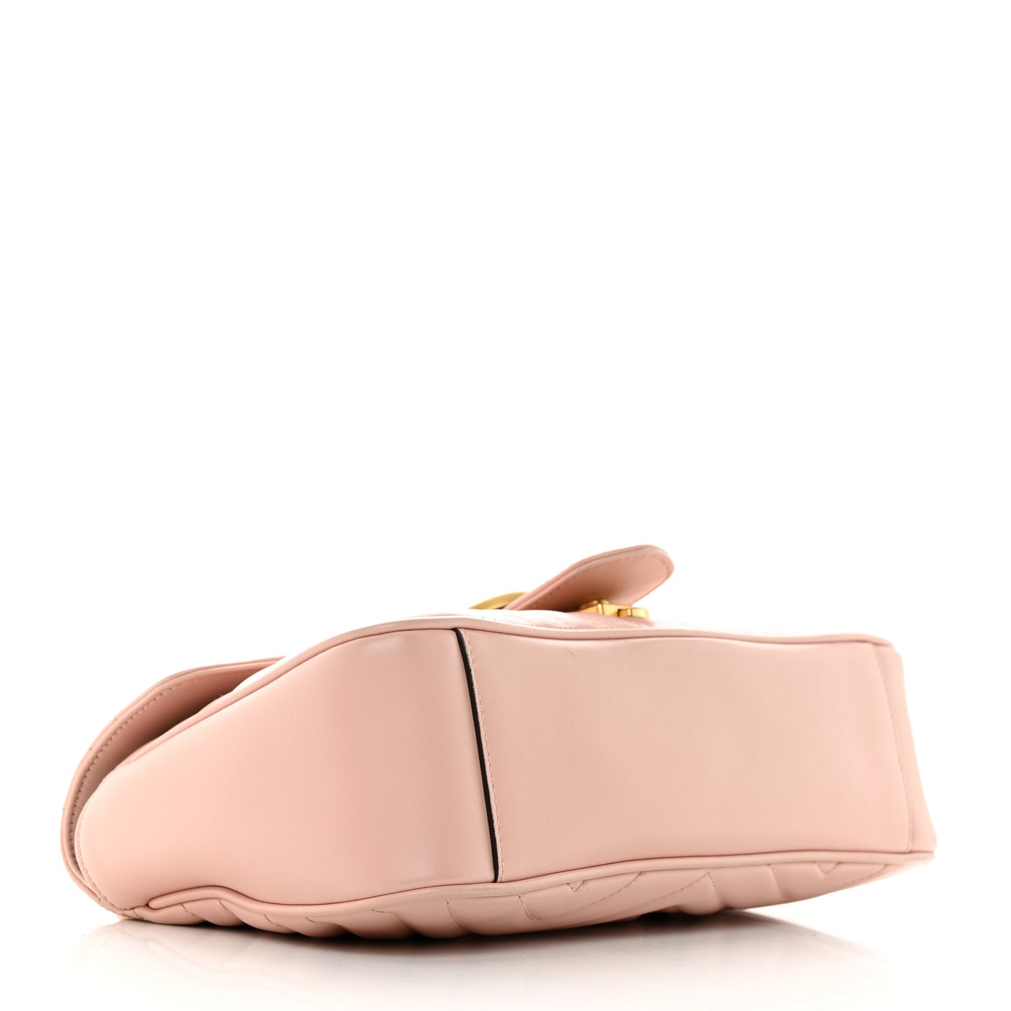 Calfskin Matelasse Small GG Marmont Shoulder Bag Perfect Pink