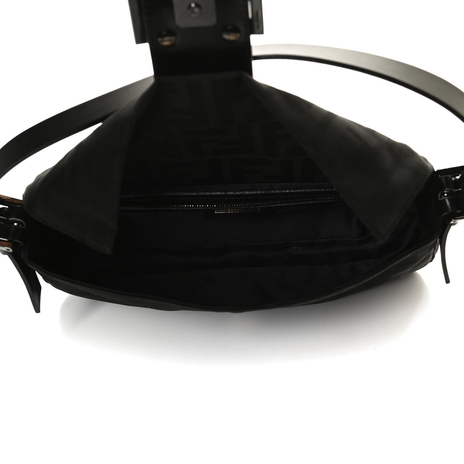Fendi Nylon Zucca Baguette Black 4 of 12