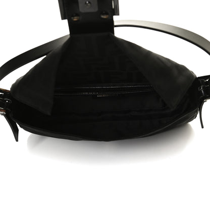 Fendi Nylon Zucca Baguette Black 4 of 12
