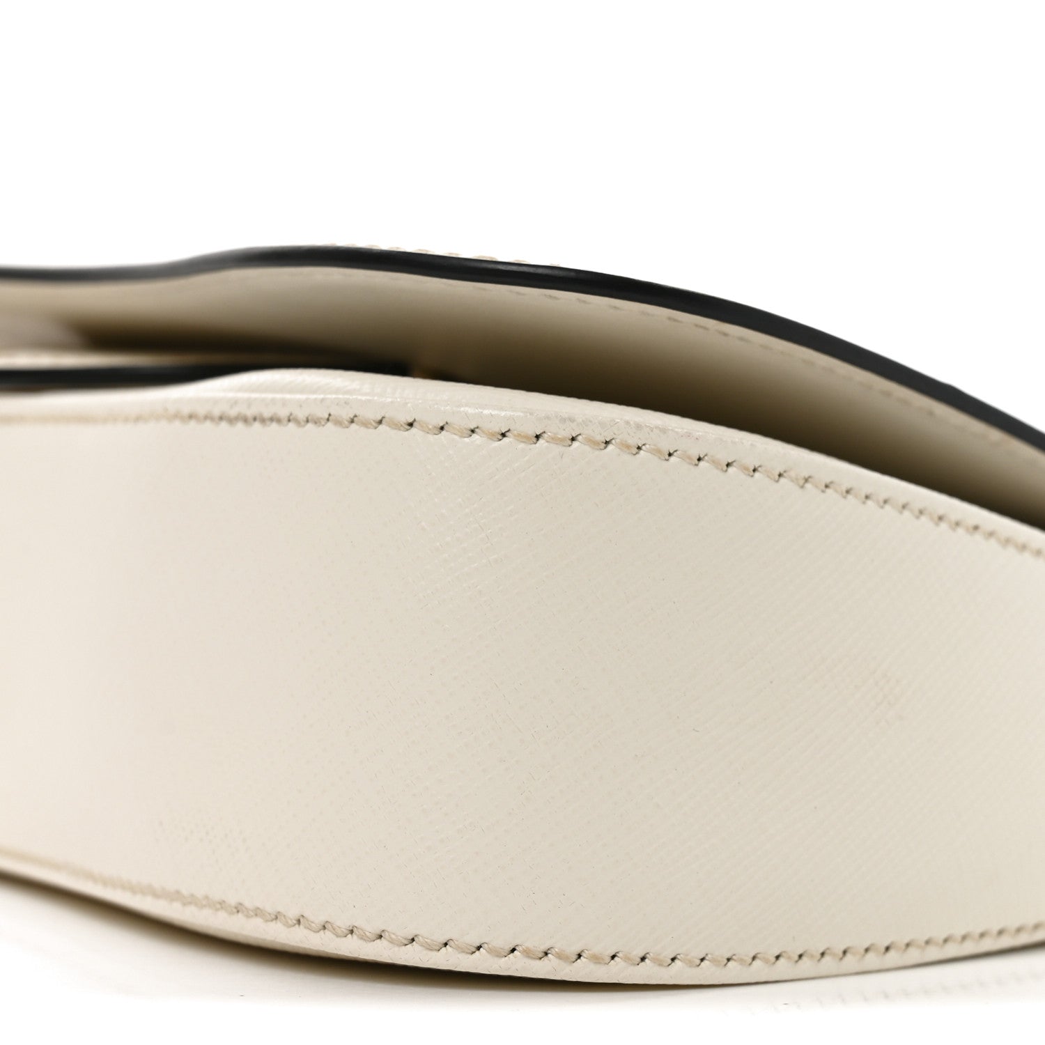 Prada Saffiano Lux Sidonie Small Chain Crossbody Bag White 1887704