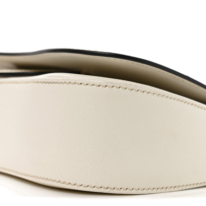 Prada Saffiano Lux Sidonie Small Chain Crossbody Bag White 9 of 9