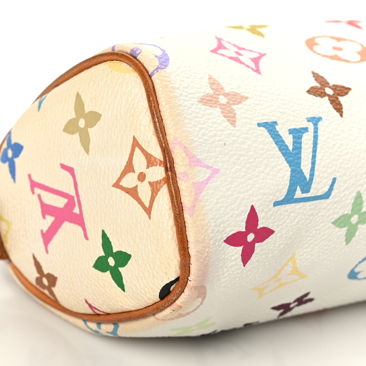 Louis Vuitton Monogram Multicolor Mini Sac HL Speedy White 7 of 9