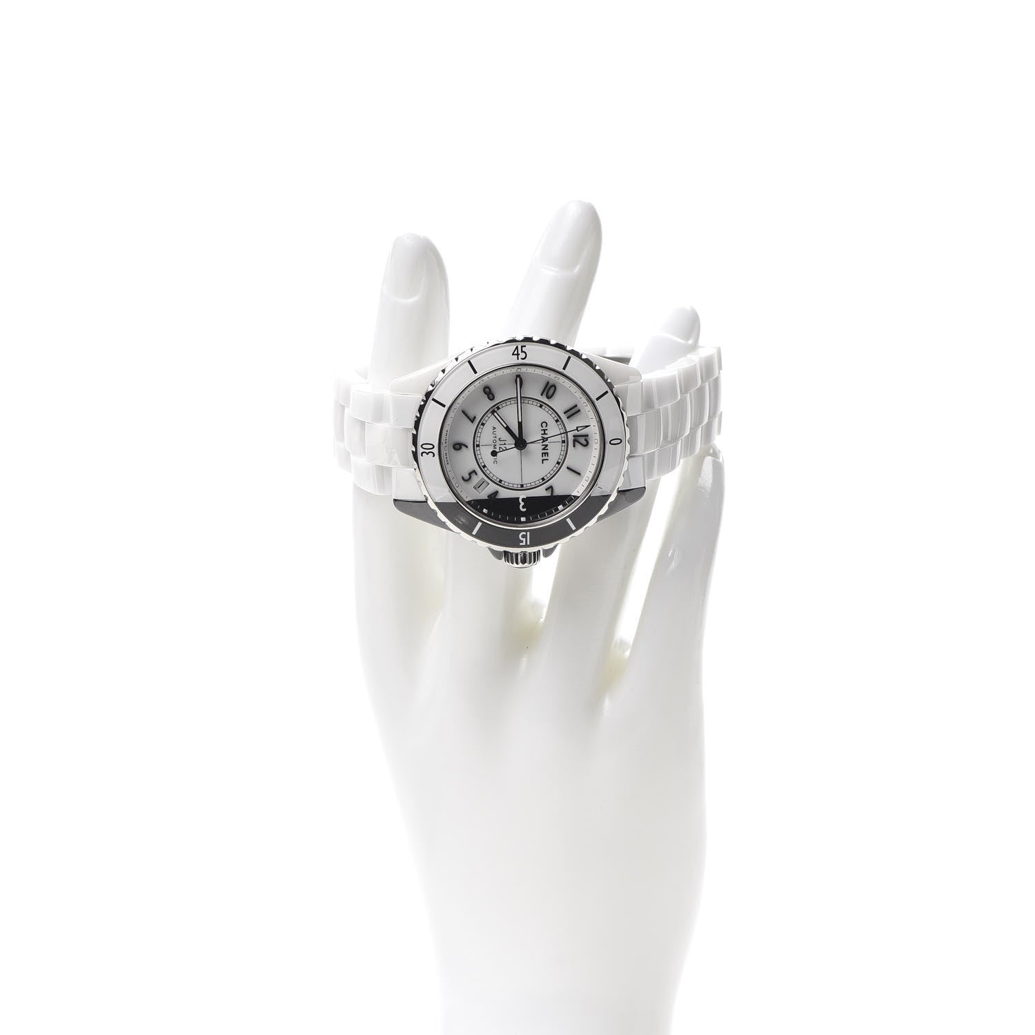 Chanel Stainless Steel Ceramic 38mm J12 Paradoxe Automatic Watch White 2 of 7