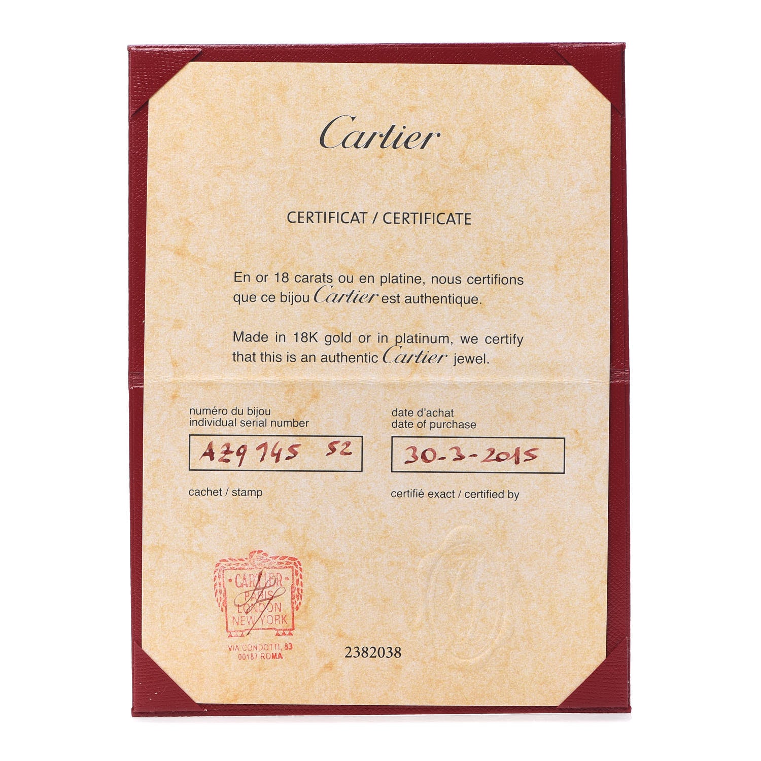 Cartier 18K Yellow Gold 5.5mm LOVE Ring 52 6 6 of 6