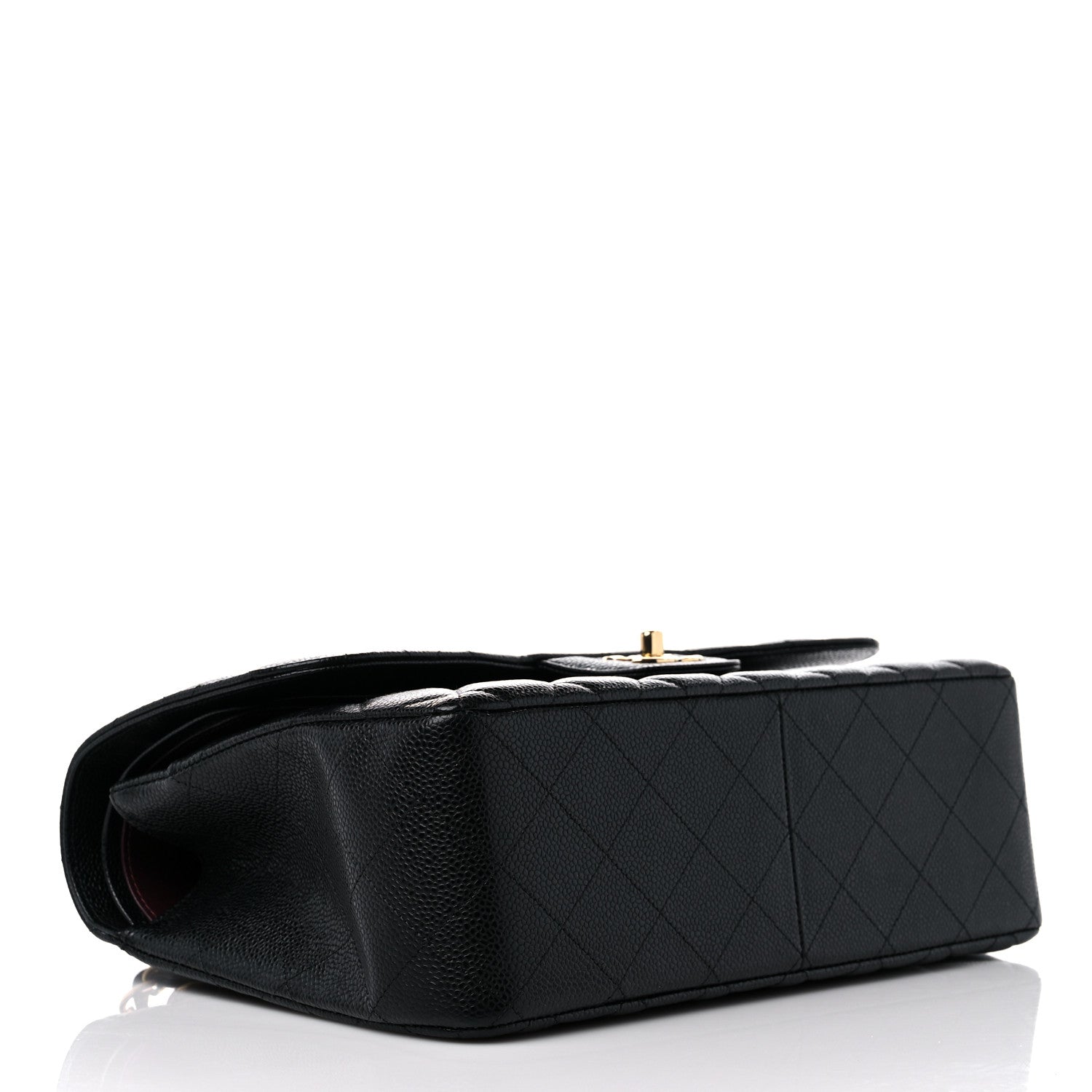 Chanel Caviar Quilted Jumbo Double Flap Black 5 of 11