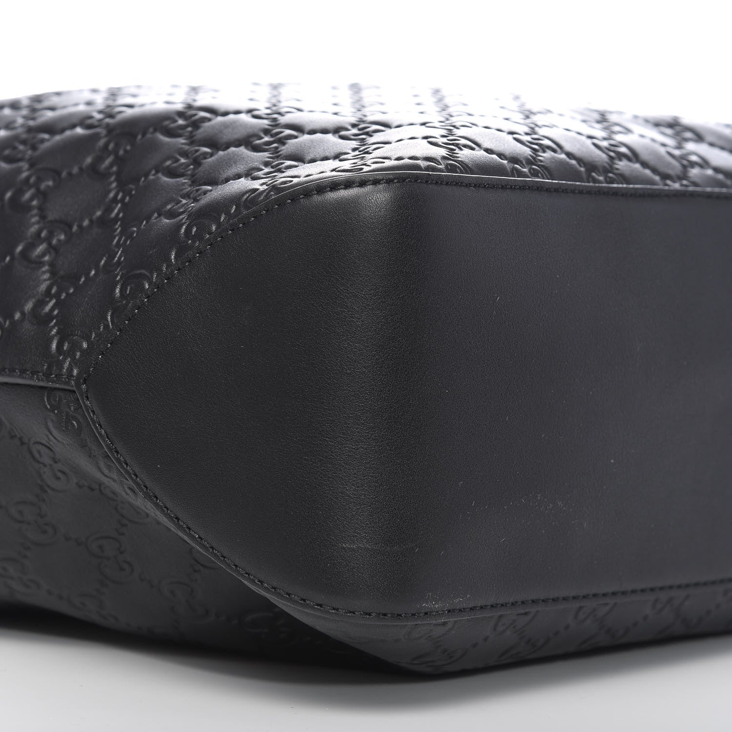 Gucci Guccissima Signature Large Linea A Hobo Black 8 of 10