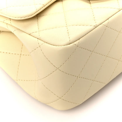 Chanel Lambskin Quilted Mini Sweet Camellia Flap Light Yellow 11 of 12