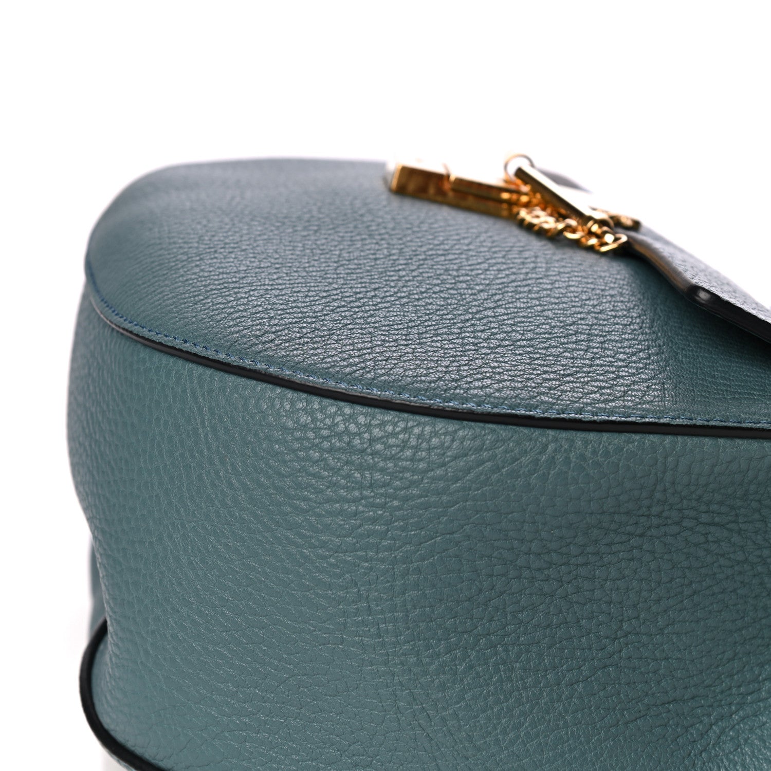 Chloe Grained Lambskin Drew Shoulder Bag Cloudy Blue 11 of 12