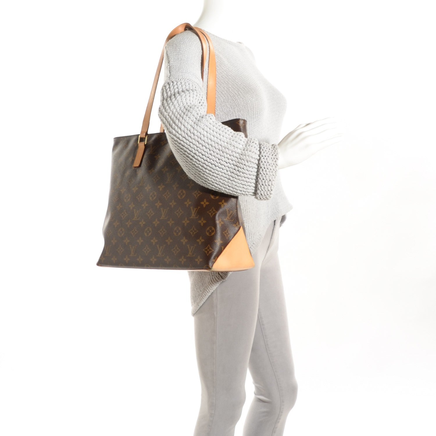 Louis Vuitton Monogram Cabas Mezzo 4 of 11