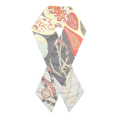 Hermes Silk Festival des Amazones Maxi Twilly 1 of 3